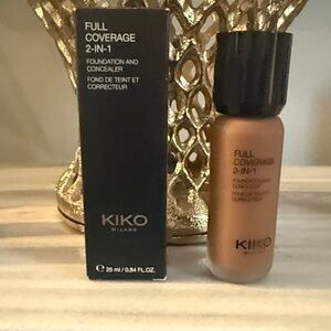 Kiko Milano Full Coverage 2-in-1 Foundation and Concealer - Warm Brown N170